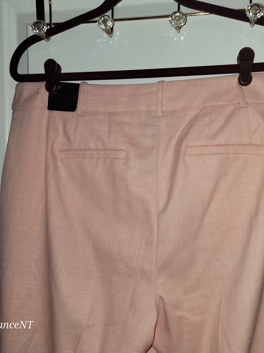 Lane Bryant Blush Pink Cropped Dress Pants Sz: 16R NWT - Picture 5 of 5